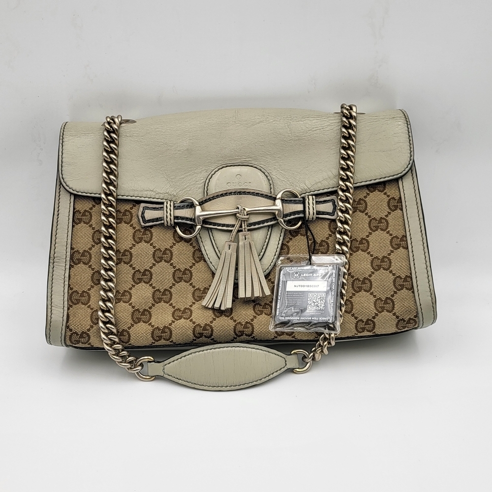 Gucci GG Canvas Emily - Neutrals Shoulder Bags..Authentic w/COA...!!